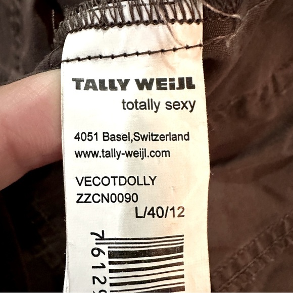 Tally Weijl “My Totally Sexy Jacket” Brown Utility Blazer L - Picture 13 of 16